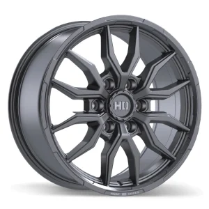 Fast HD – Grit – Gunmetal – 18″x8.5″ 44mm – All weather Wheels – F279-1885-36MT+44C871